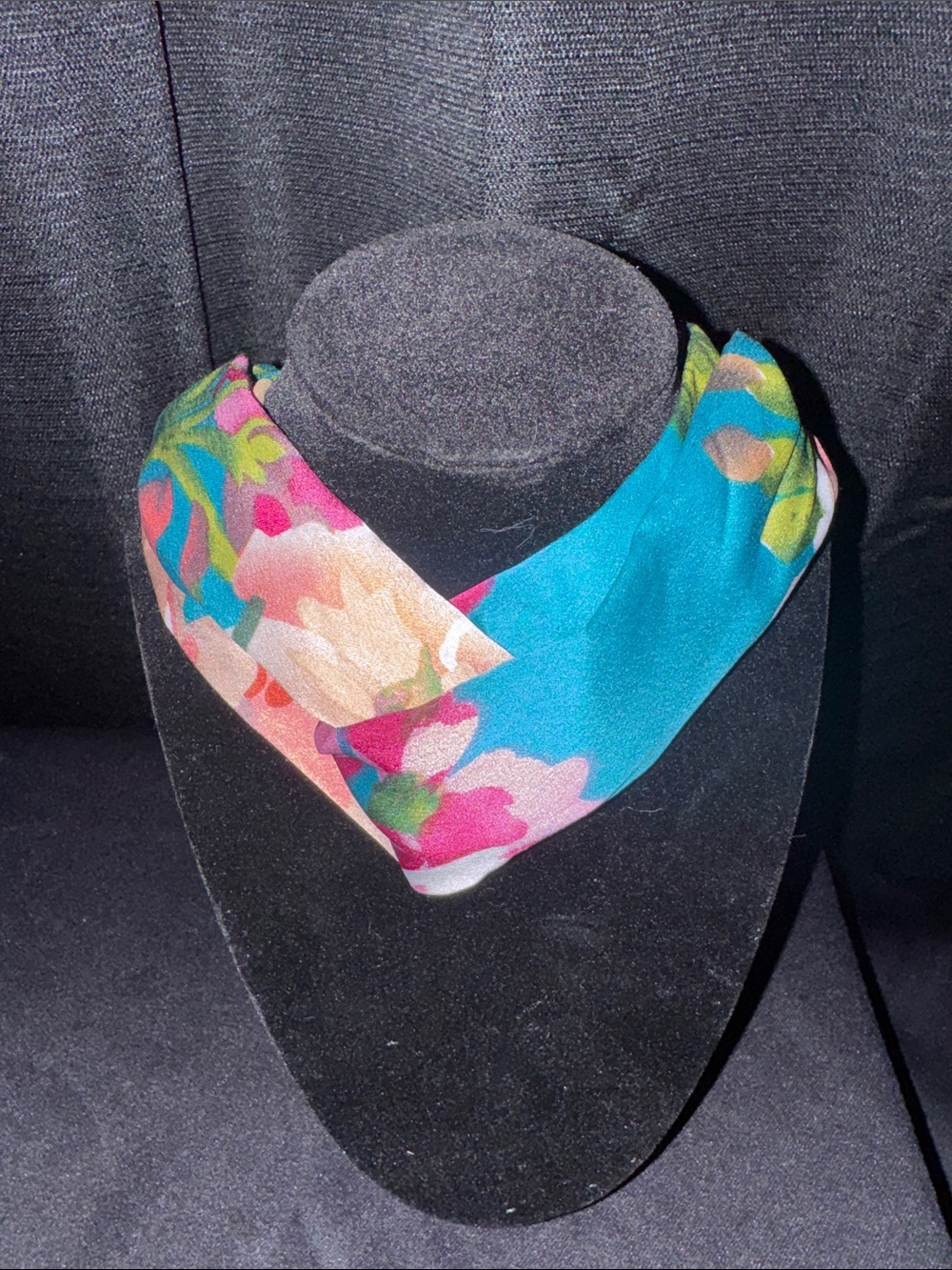 Floral Turquoise Twist Headband - Women Accessories